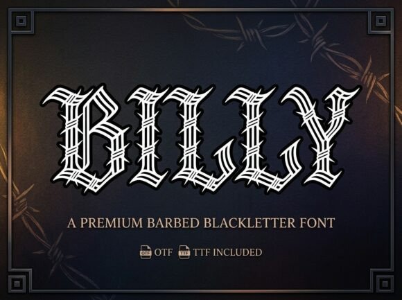Billy: A Typeface Built for Bold, Rebellious Branding