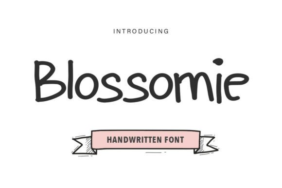 Blossomie: A Playful Typeface for Cheerful Branding
