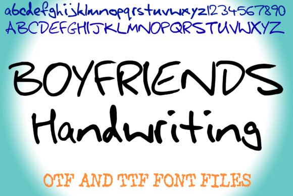 Boyfriends Handwriting: Authentic Font for Modern Designers