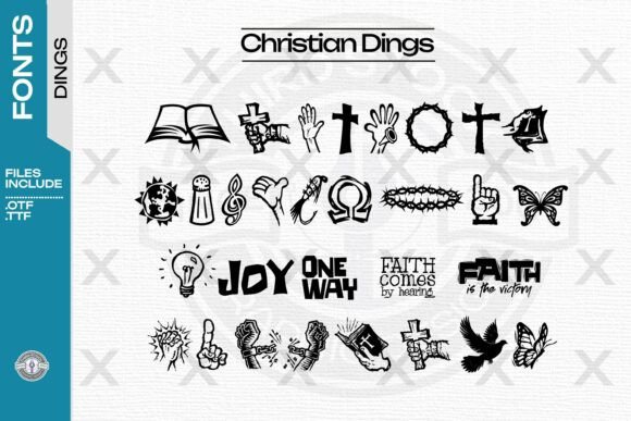 Christian Dings: Sacred Symbol Dingbats for Ministry
