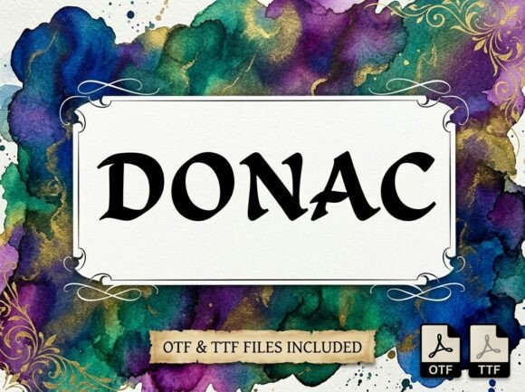 Donac: The Calligraphy Font with Historical Weight