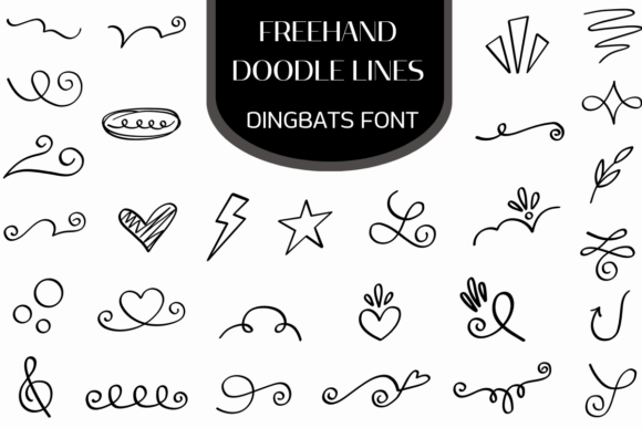 Freehand Doodle Lines: Beyond the Usual Dingbats