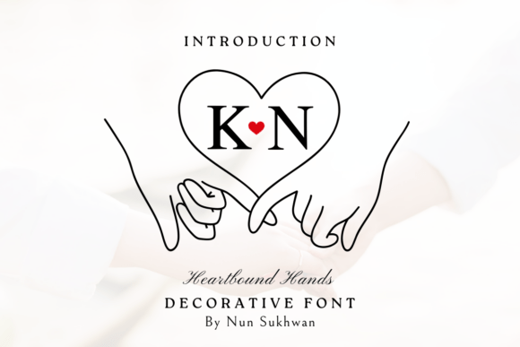 Heartbound Hands: A Creative Font for Authentic Design