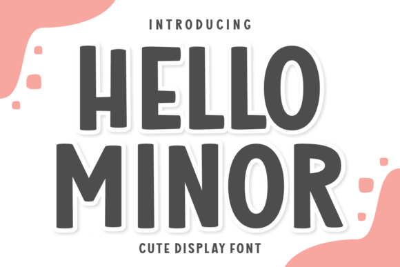 Hello Minor: A Font for Modern, Feminine & Wedding Design