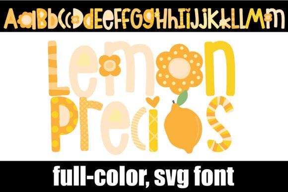 Lemon Precious: A Full-Color SVG Font Bursting with Character