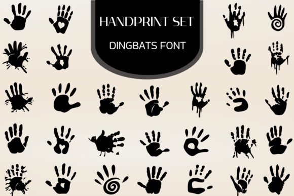 Make a Statement with the Handprint Set Font
