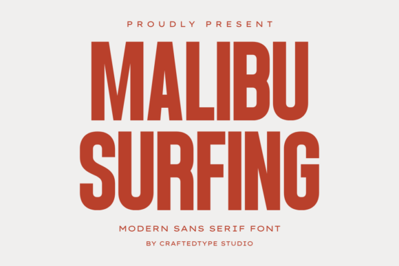 Malibu Surfing: Your Go-To Sans Serif for Modern Branding