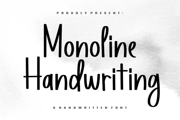 Monoline Handwriting: Effortless Style for Modern Projects