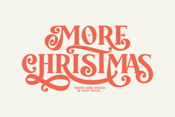 More Christmas: A Festive Serif for Unforgettable Holiday Design