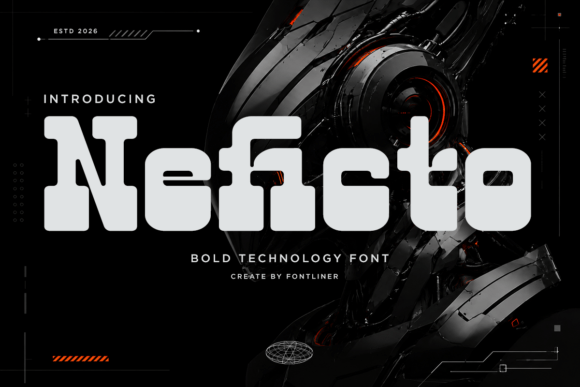 Neficto: A Futuristic Font for Modern Branding