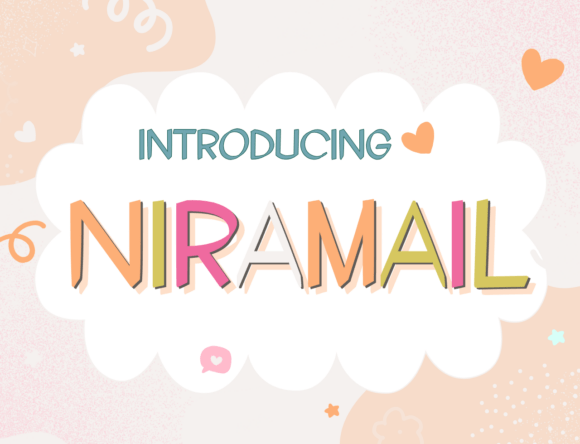 Niramail: A Typeface for Artistic Expression