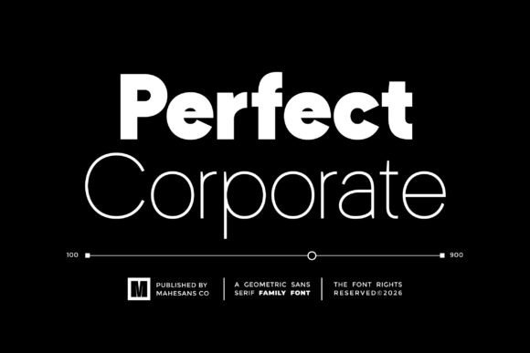 Perfect Corporate: Your New Go-To Sans Serif for Modern Branding