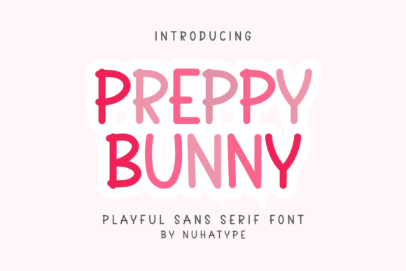 Preppy Bunny: The Minimalist Sans Serif with Handwritten Charm
